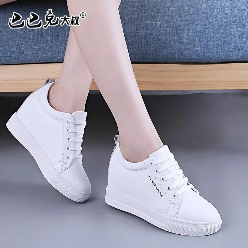 

Babak Uncle Elevator WOMEN'S Shoes Winter Cotton-padded Shoes with Velvet New Style Shoe Versatile Casual White Shoes Women's