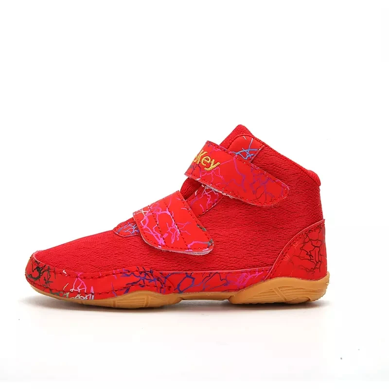 Wrestling Boots Children Boys Girls Training Cow Muscle Outsole Sports