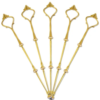 

3 Tier golden Cake Stand(5 SETS) Holder,Crown