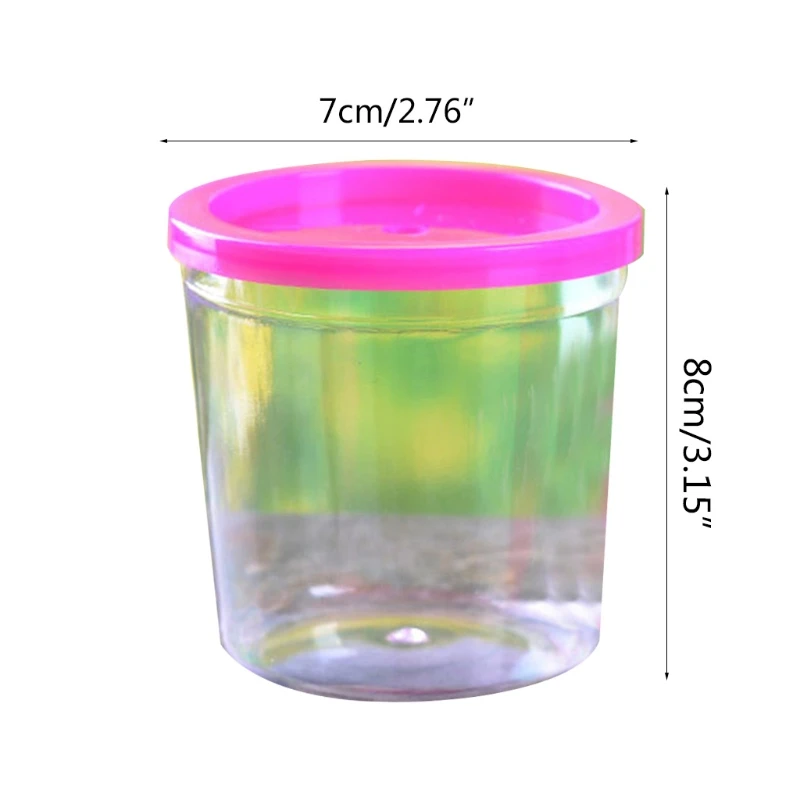 Portable Fish Tank Plastic Mini Aquarium Transparent Fish Keeper Fishbowl for Turtle Betta Jellyfish Starter Kit