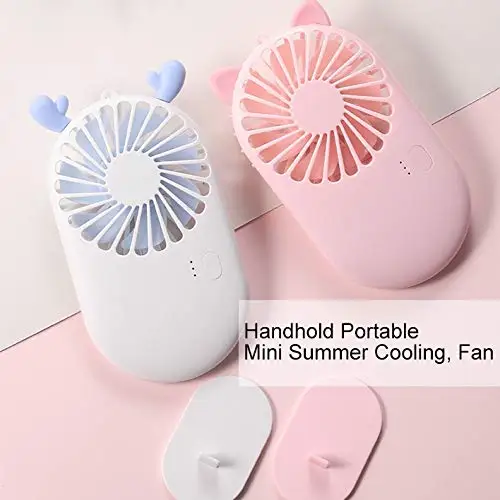 

Portable USB Mini Handheld Fan Creative Mobile Phone Holder Stand Charging Handheld Fan back to school Summer Advertising Gifts