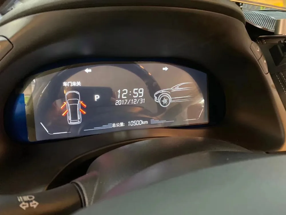 12," lcd интеллектуальный полный жидкокристаллический инструмент в сборе для Nissan Patrol с Wifi SWC Airplay