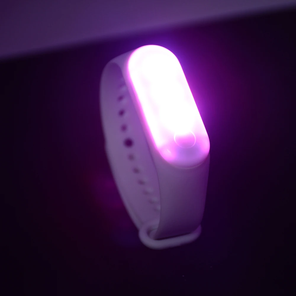 1 шт. модный стиль светодиодный светильник браслет светится Rave USB перезарядка 10 цветов Фестиваль Свадебная вечеринка украшения
