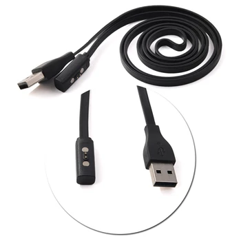 

Black USB Charger Charging Cable For Pebble Time Round/ Time Smart Watch/ Time