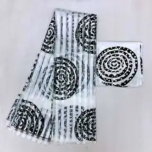 4+ 2 ярдов шелковые принты ткань Анкара атласный воск высокое качество африканские ткани для вечерние платья M03