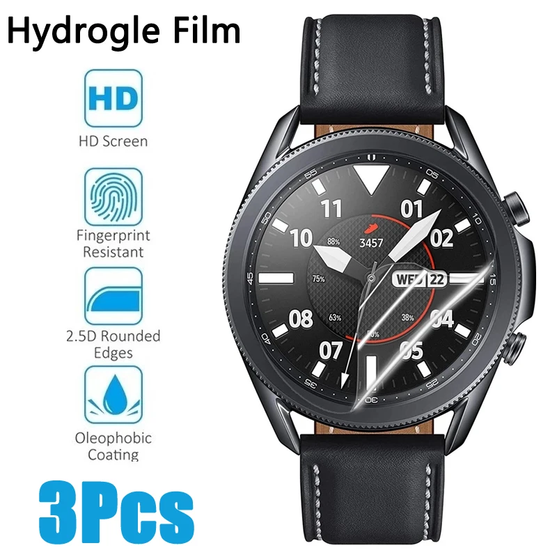 Гидрогелевая Защитная пленка для часов Samsung Galaxy Watch 3 защитная Geat S3 Sport Acitve 2