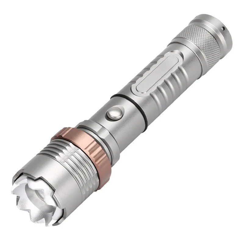 

Setfree fire Multi-functional Police Glare LED Flashlight Electric Outdoor Lighting Riding Extendable Defensive Tactical Flashli