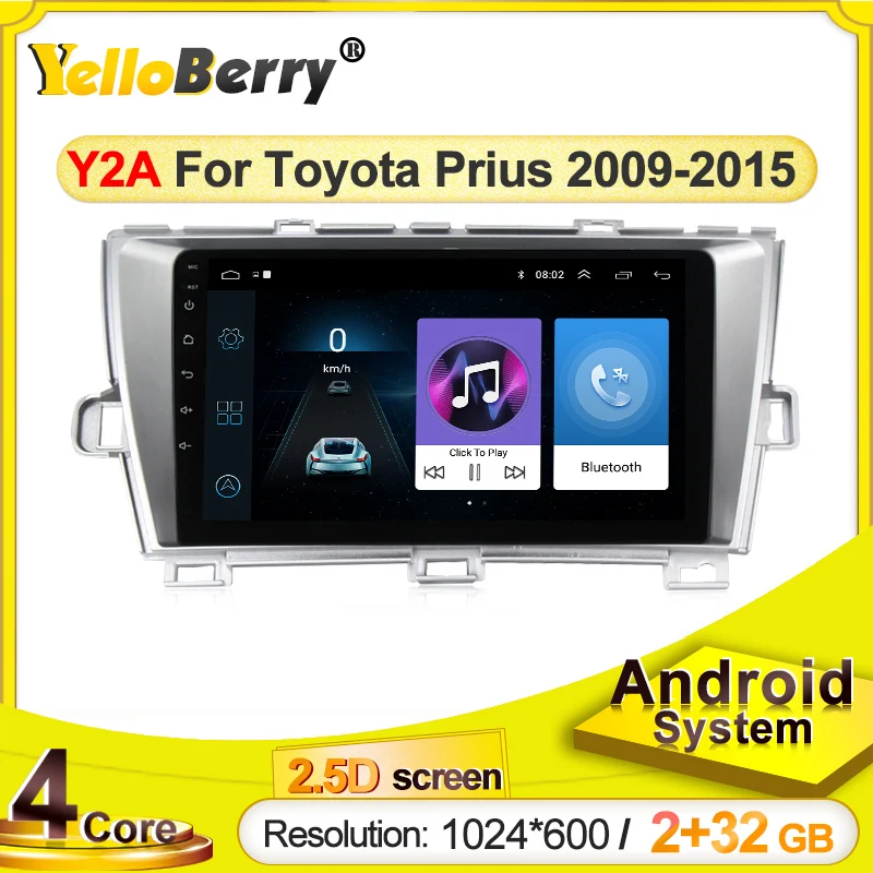 Автомагнитола 2 DIN на Android ГБ + 32 мультимедийный плеер для Toyota Prius 2010 2011 2012 2013