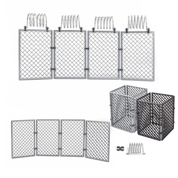 

Military Base Barbed wire Building Block City military Scene Accessory Fence Isolation net MOC Parts Brick Compatible All Brands