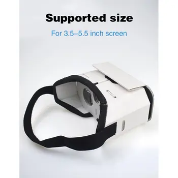 

Diy Portable Virtual Reality Glasses Google Cardboard 3D Glasses Vr Box For 4 Inch-6 Inch Smart Phone