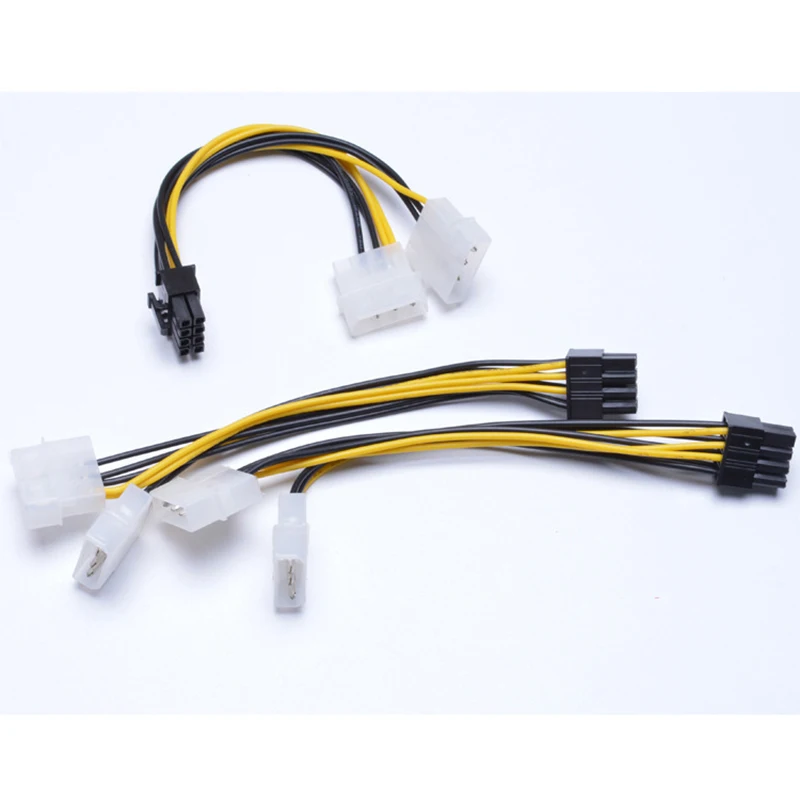 8Pin двойной 4Pin видеокарта Мощность шнур Y Форма 8 Pin PCI Express ...
