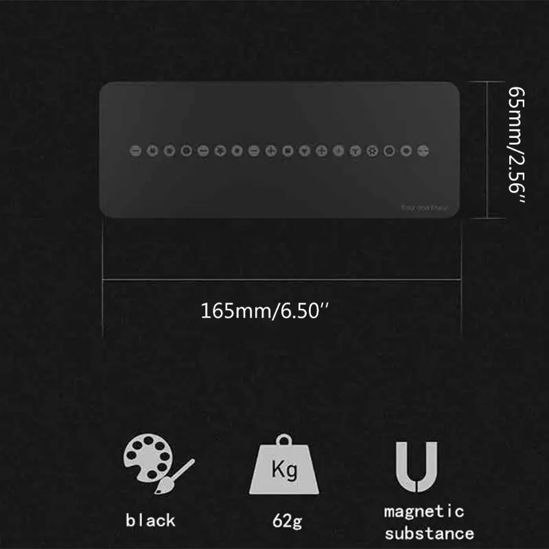 165*65mm Multifunctional Magnetic Mat,Desk Mat with Scale Grid, Soldering Mat for Repairing Electronics, Outdoor Non-Slip Pad images - 6