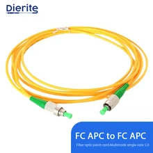 

Single Mode Simplex FC APC to FC APC 2.0mm 9/125um Fiber Patch Cord Optical Fiber Jumper FTTH Communication Device 3m 5m 10m