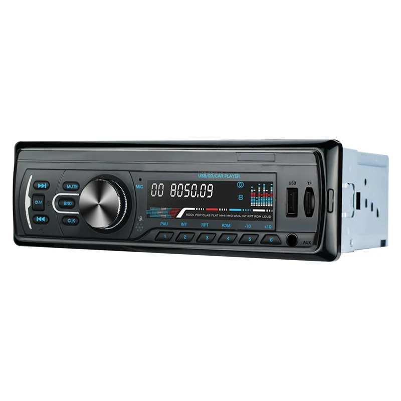 Автомобильный MP3-плеер, автомагнитола, 1 DIN, USB, быстрая зарядка, Bluetooth, громкая связь, цифровой медиаплеер, 4X25 Вт, fm-радио, поддерживает IOS и Android