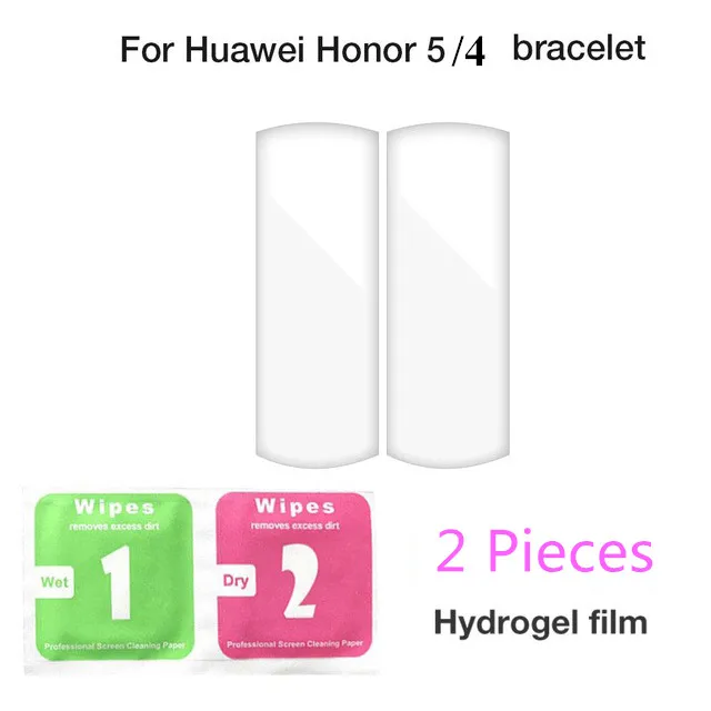 4 шт. для huawei Honor Band 5 4 защита экрана honor Смарт-часы 5 Full Ver pelicula proctora для Honor 4 бандана 5 пленка