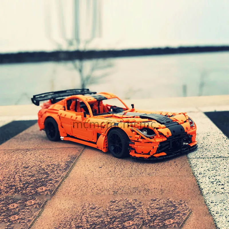 

2019 New MOC-13655 double monster motor sports car Building Blocks Bricks diy toy Gift birthday christmas