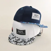 Hot Camouflage Baseball Caps Hip Hop Hat Street Dance Flat Brim Cap UV Visor Snapback Cap Men's Casual Adjustable Sun Hats