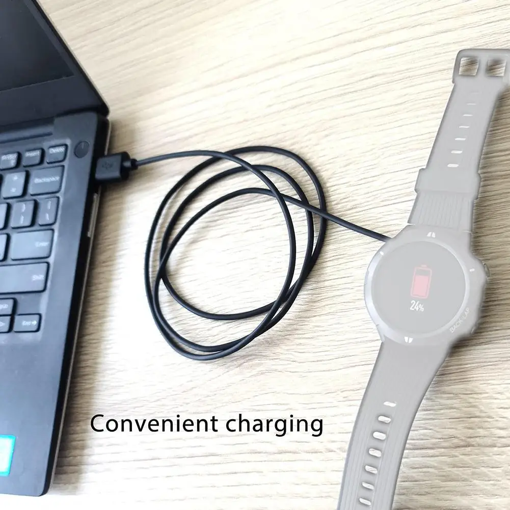 4mm Magnetic Charger Cable Wire For Smart Watch Bracelet 2 Pin Distance Magnetic Data Cables Smart Watch Accessories