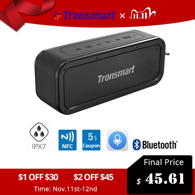 tronsmart force 40w ipx7