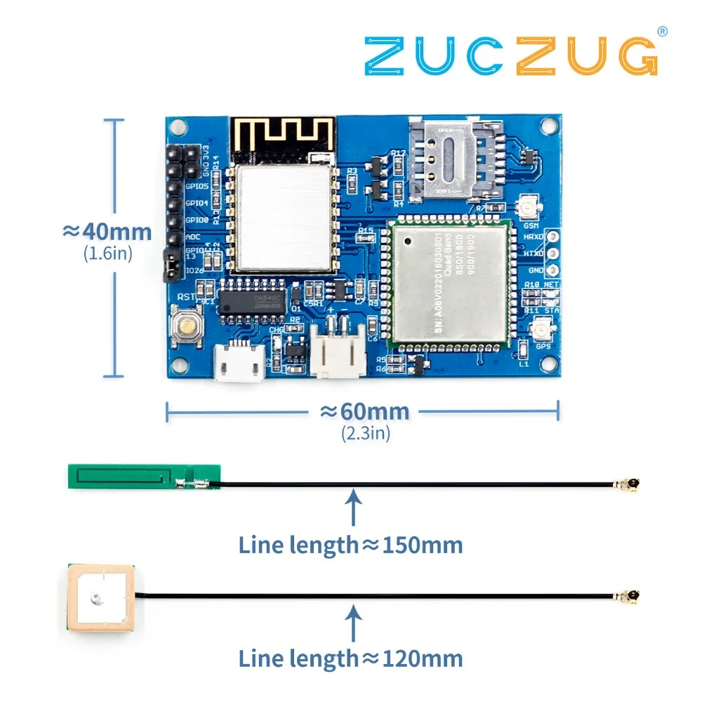 ESP8266 ESP-12S A9G GSM GPRS+ gps IOT Node V1.0 модуль IOT макетная плата со всеми в одном Wi-Fi сотовая связь gps отслеживание