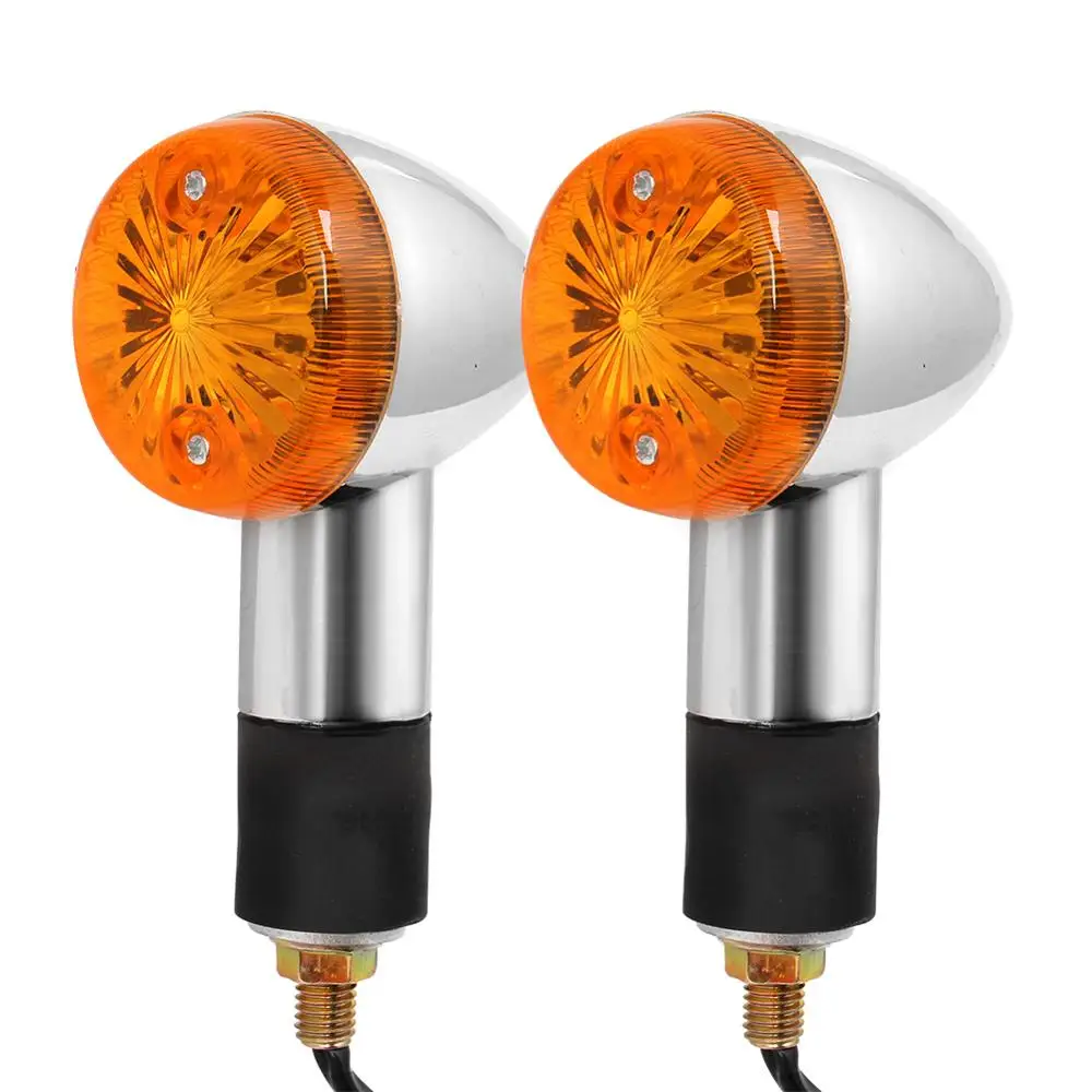 Motorcycle Turn Signal 2Pcs 12V Universal Motorcycle Turn Signal Indicator Light Turning Amber Lamp Bulb Motorbike Lamps Blinker Flash Bike Lamp motorcycle light motorcycle turn signal lights motorcycle turn signal