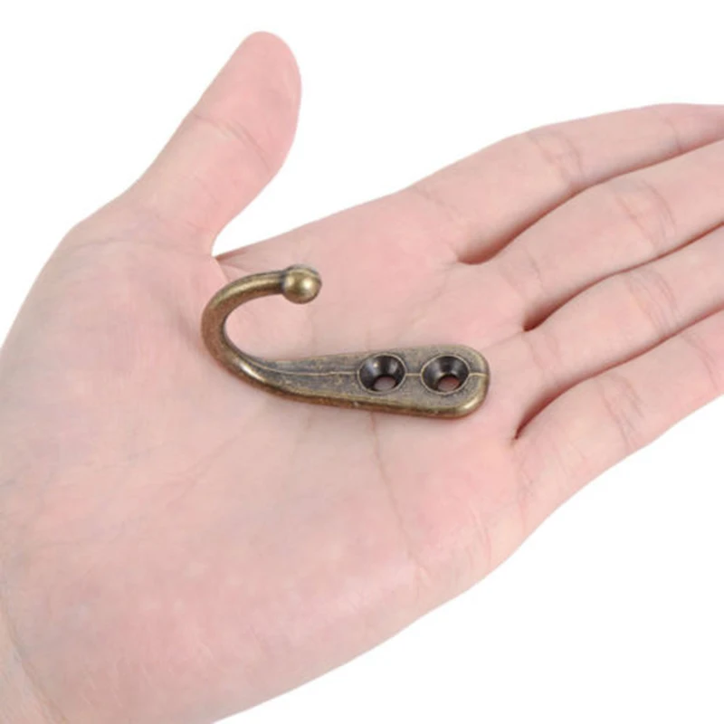 

Set Hook DIY Hanger Home Clothes Key Holder 20pcs 40pcs Screws Single Robe Bathroom Bedroom