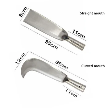 

FGHGF 2PCS Agricultural sickle Chromium steel wood cutter mowing tree cutter manual manganese Straight knife and machete knife