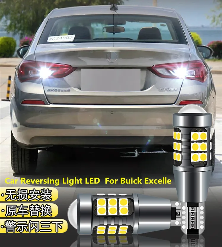 

Car Reversing Light LED T15 9W 5300K Retreat Auxiliary Light Refit backup light For Buick Excelle 2008-2018