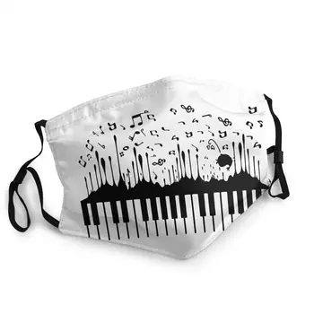 

Best Song Piano Keys Unisex Non-Disposable Face Mask Printed Anti Haze Dustproof Protection Mask Respirator Mouth Muffle