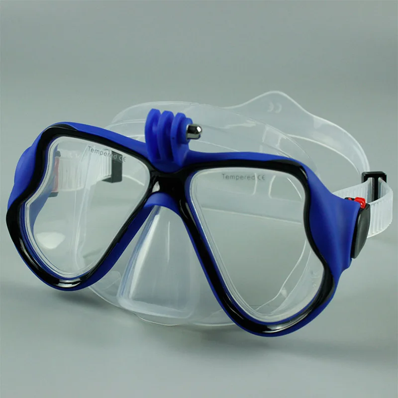 Маска для плавания для дайвинга для взрослых подводный ремешок дыхательная маска для плавания под водой для камеры Go Pro(не противотуманная