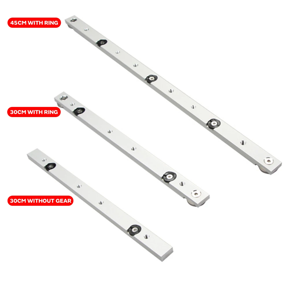 

Silver Metal Pusher Hardware T Slot Slider T Tracks Durable Woodworking Beveled Track Miter Tool Bar Limit Chute Portable