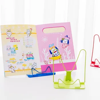 

1 pcs Bookends Portable book holder Adjustable Reading Rest Tablet Room Book Holder Foldable Cookbook Stand Pages Fixed Kitchen