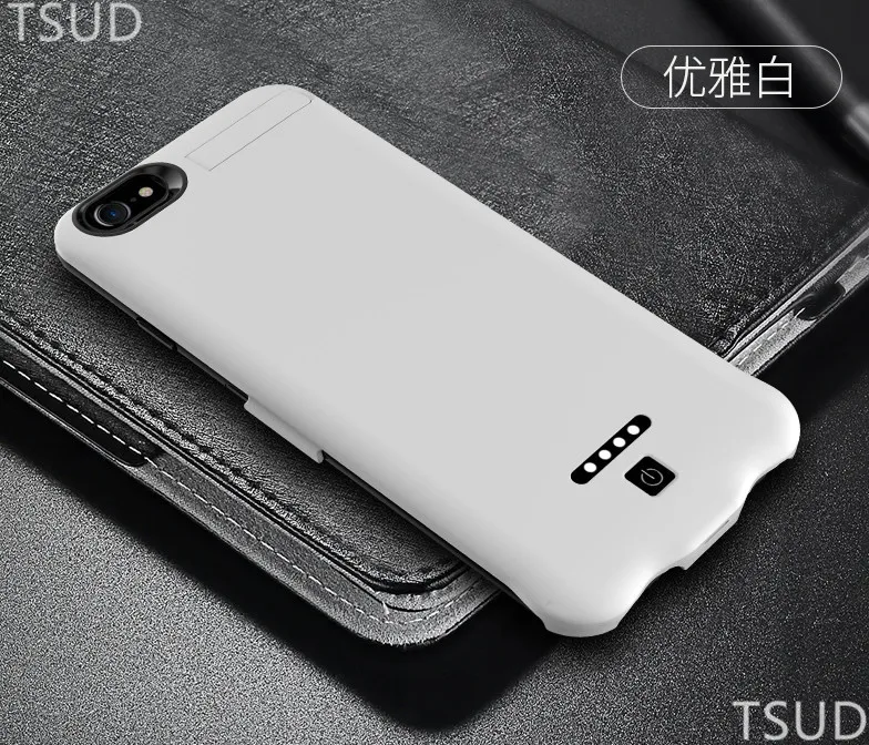 7200 мА/ч чехол с зарядным устройством для iphone 6, 6s, 7, 8 plus, внешний портативный беспроводной зарядный чехол для iphone 6, 6s, 7, 8 plus