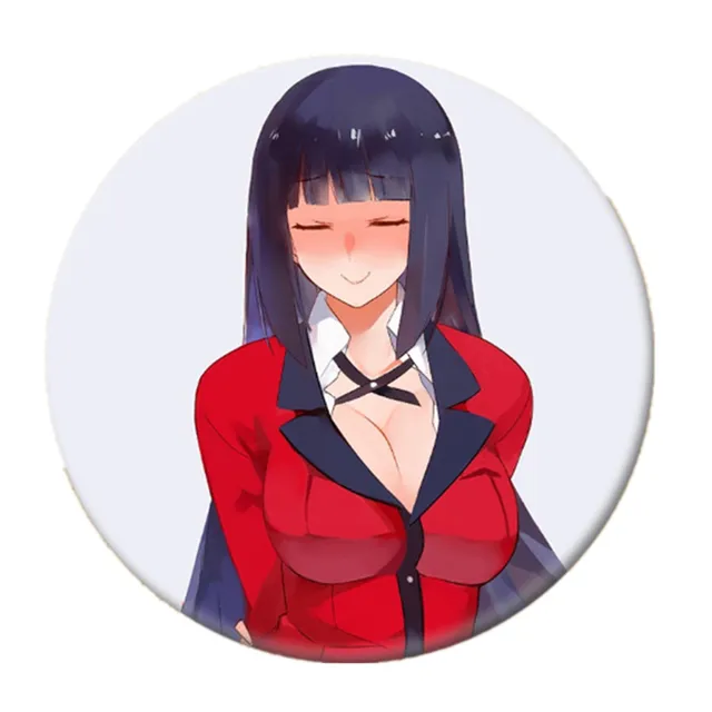 Anime Manga KAKEGURUI Brooch Pin Brestpin Yumeko Jabami Badge For Clothes Backpack Decoration Children's gift 2