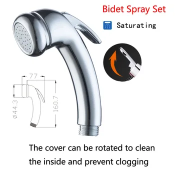 

Spray gun woman washer cross-border plastic plating partner toilet flush butt toilet small nozzle factory direct sale