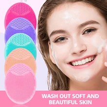 

Silicone Face Cleansing Brush Facial Deep Pore Skin Care Scrub Cleanser Tool New Mini Beauty Soft Deep Cleaning Exfoliator