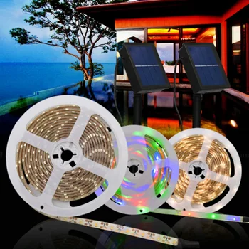 

Solar Light Strip LED Flexible Light Bar Solar Flexible Light Strip Light with Outdoor Garden Party Decoration with Solar Panel