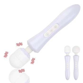 20 Modes Huge Magic Wand Vibrators for Women USB Charge Big AV Stick Female G Spot Massager Clitoris Stimulator Adult Sex Toys 5