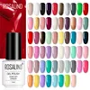 ROSALIND Gel Polish Semi Permanent Gel Nail Polish For Nails Art 89 Color Pure Varnish Soak off Base Top UV LED Hybrid Nail Gel 1