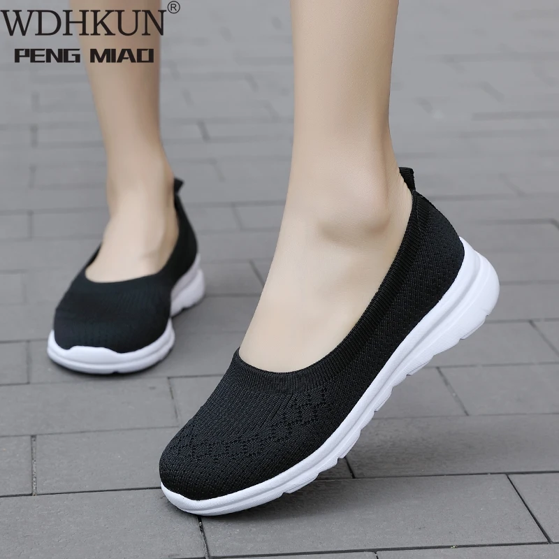 Women Shoes Women Flats Shoes 2020 Breathe Soft Color Slip on Flat Shoes Ballet Flats Comfortable Ladies Shoe Mesh Zapatos Mujer