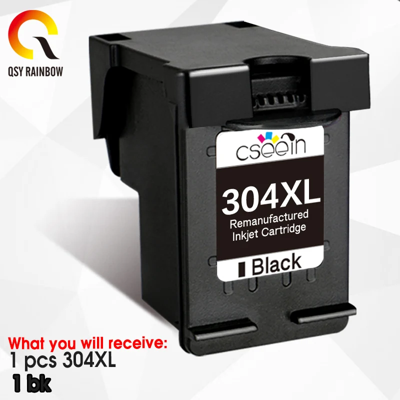 Картридж с чернилами QSYRAINBOW 304XL замена для HP 304 XL Deskjet 2600 серии 2620 универсальный