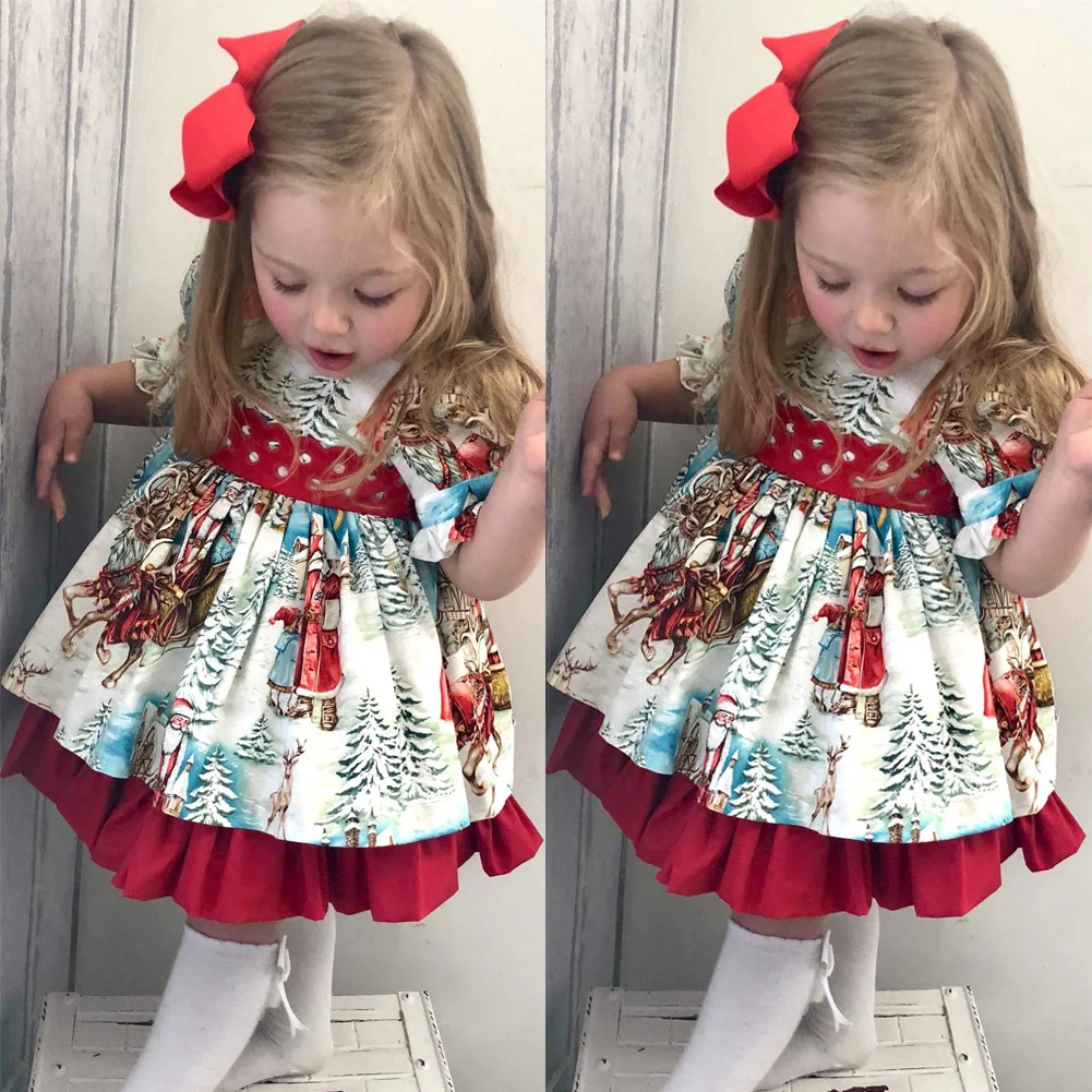 Г. Рождественское платье принцессы; милое платье для маленьких девочек; платье-пачка с бантом и поясом; милое детское платье для дня рождения