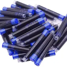 Принадлежности для чернил-30 шт. Винг Сун перьевая ручка чернильные картриджи 3,4 мм диаметр для Винг Сун/HongDian перьевых ручек-синий