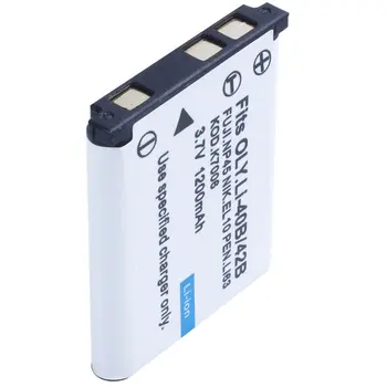 

1200mAh Li-40B/42B Battery for Olympus Li-42B/Pentax D-Li63/Fuji NP-45/EN-EL10