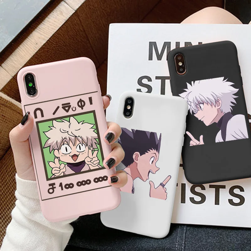 For Samsung Galaxy A52 A32 A50 A51 A70 A71 A72 A31 A21S A10 A91 A42 A20e A40 A7 2018 A750 A12 Anime Hunter X HXH Case | Мобильные