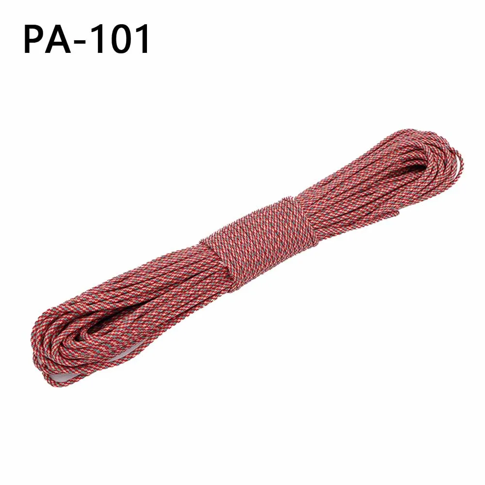 1pcs Christmas Series 550 Paracord Parachute Cord Lanyard Mil Spec Type III 7 Strand Core 100 FT Christmas Gift - Цвет: PA-101