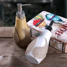 Светлый фотополимер класса люкс бутылка для лосьона высококлассный гостиничный Шампунь Душ гелевый Парфюм Бутылка для хранения украшения ванной комнаты WSHYUFEI