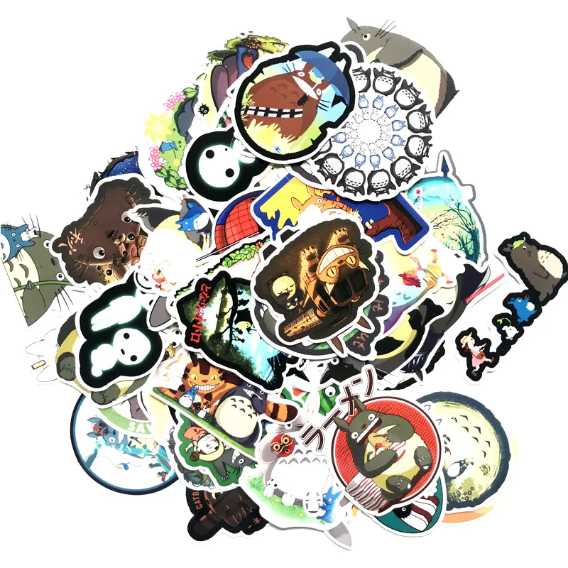 

110PCS Japanese Movie Neighbor Totoro Cute Stickers for Stationery Trunk Cartoon PatchMotif DIY scrapbooking sticker scrapbook