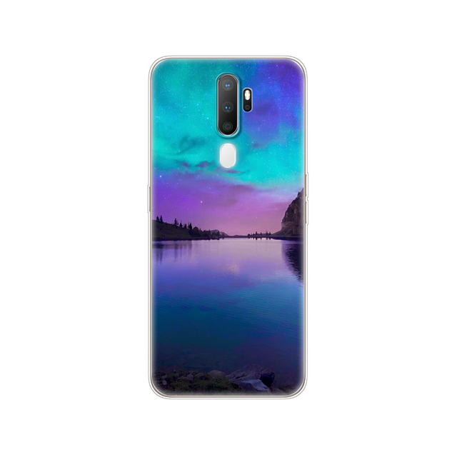 For Oppo A9 A5 2020 Case Soft TPU Phone Shell Back For OPPOA9 OPPOA5 A 9 Coque A 5 Cover Silicon Protective Funda 6.5" cat