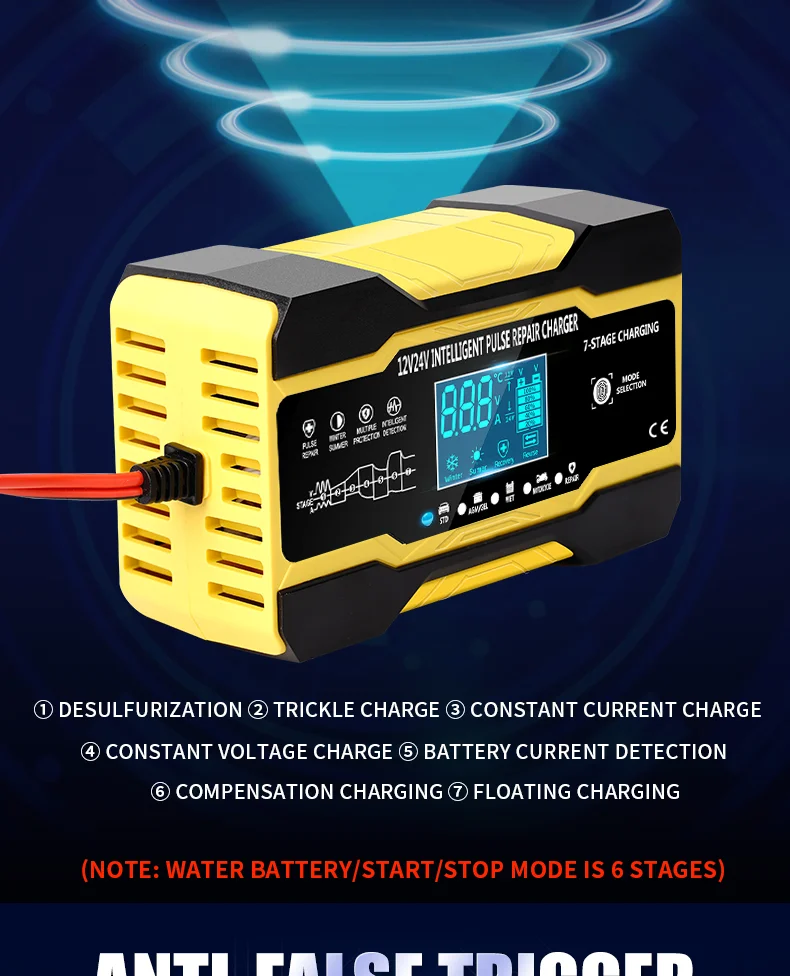 Chargeur de réparation d'impulsion intelligent RJ- C121001A